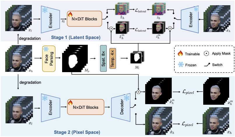 VividFace pipeline